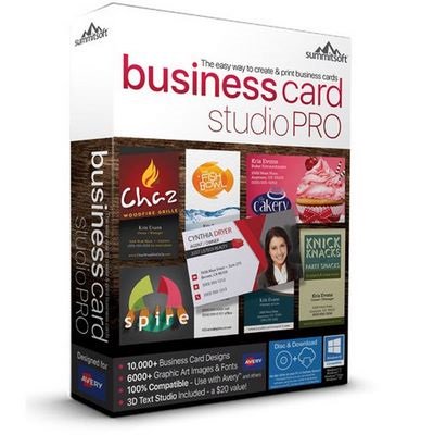 下载名片设计软件Summitsoft Business Card Studio v5.0.3 免费版