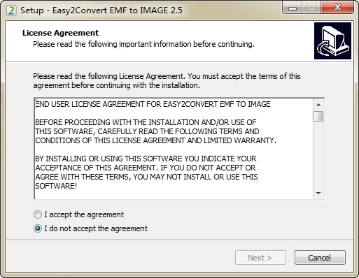 EMF转图片工具Easy2Convert EMF to IMAGE