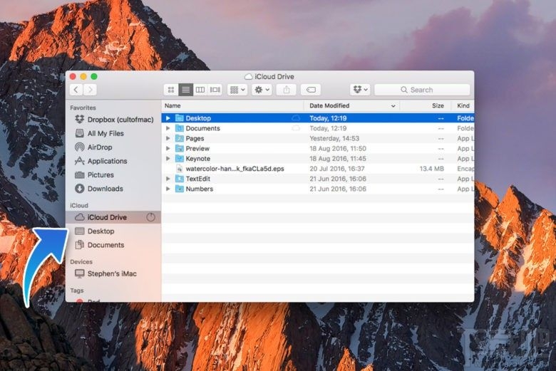 如何用iCloud Drive共享桌面与文稿文件夹