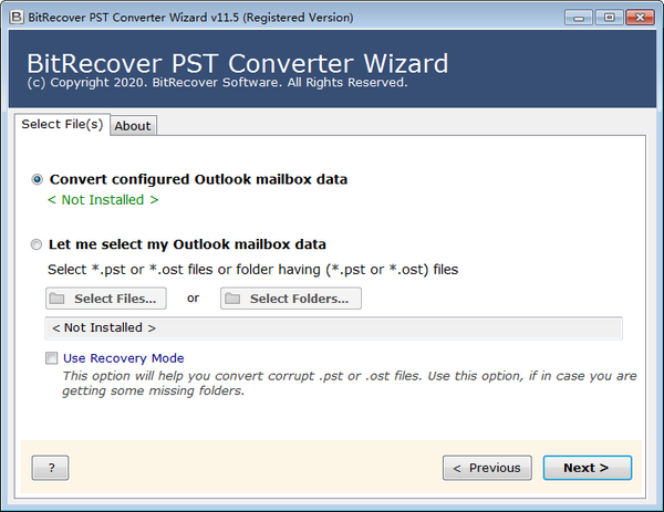 PST格式转换器(BitRecover PST Converter Wizard)