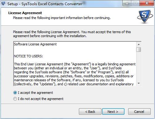 SysTools Excel Contacts Converter截图