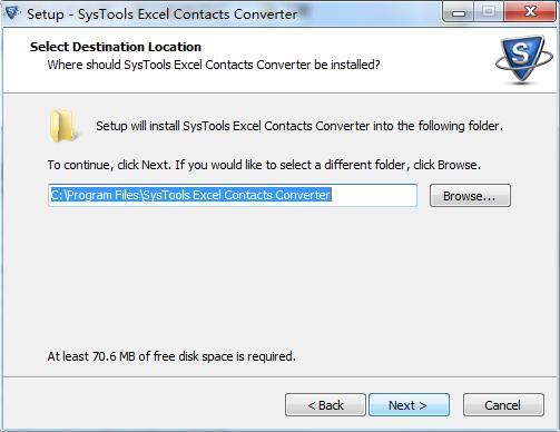 SysTools Excel Contacts Converter截图