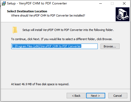 VeryPDF CHM to PDF Converter截图