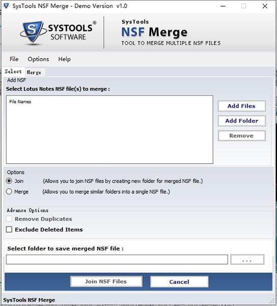 SysTools NSF Merge(文件处理工具)