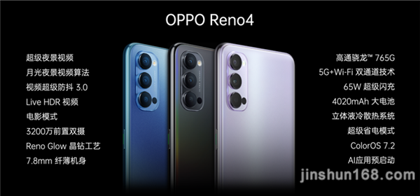 OPPO Reno4系列正式发布：深耕5G视频手机赛道 主打超级夜景视频