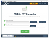 ZOOK MSG to PST Converter(MSG到PST转换器) v3.0第1张