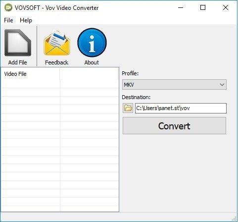 VovSoft Video Converter(视频文件转换工具)最新官方版下载2.3
