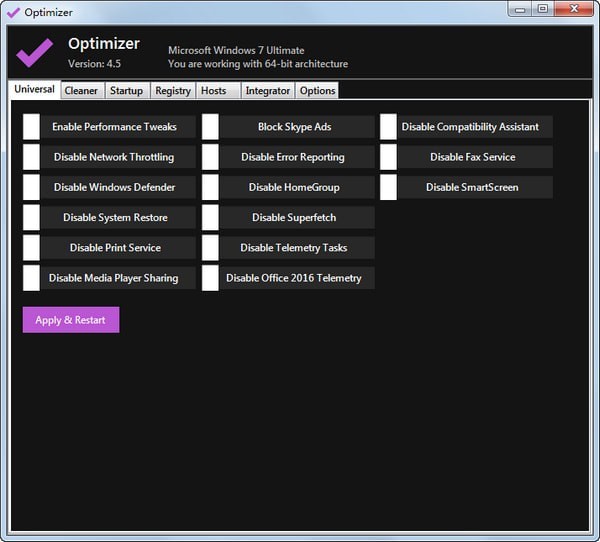 Optimizer最新下载_Optimizer(系统优化清理工具)免费版下载11.0